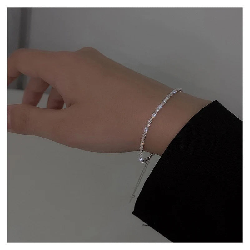 Bracciale in Rame con Placcatura in Electroplating Silver