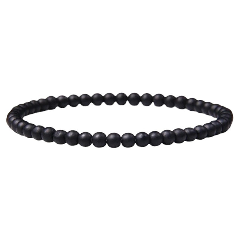 Bracciale Uomo con Perle Naturali Black