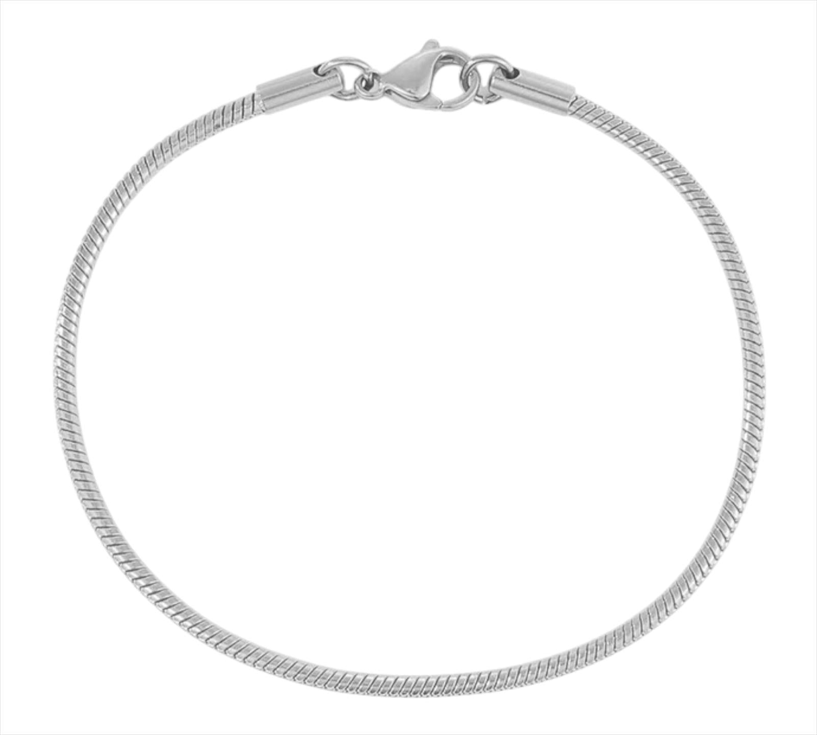 Bracciale Semplice 18 cm in Acciaio inossidabile